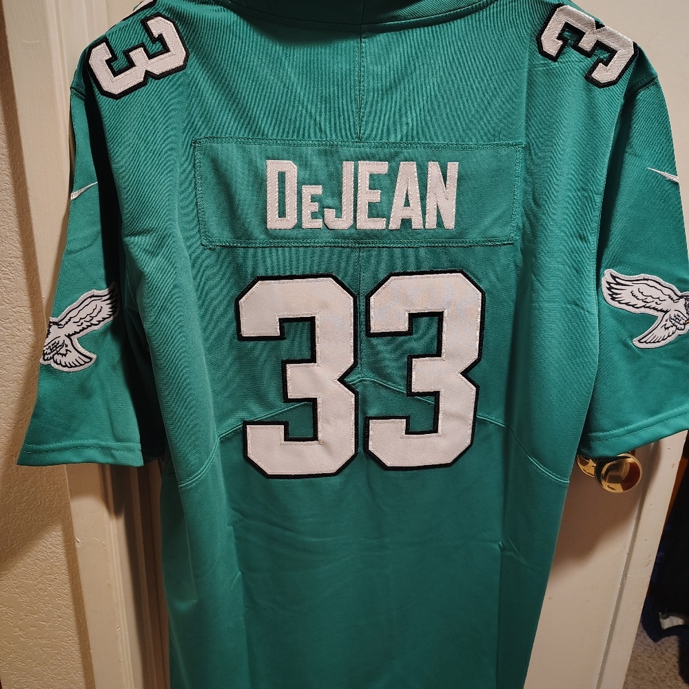 NWT Philadelphia Eagles #33 Cooper Dejean Kelly green jersey